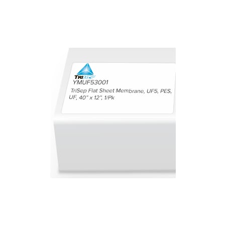 Sterlitech TriSep Flat Sheet Membrane, UF5, PES, UF, 1016 x 305mm, 1/Pk UF5 Sample